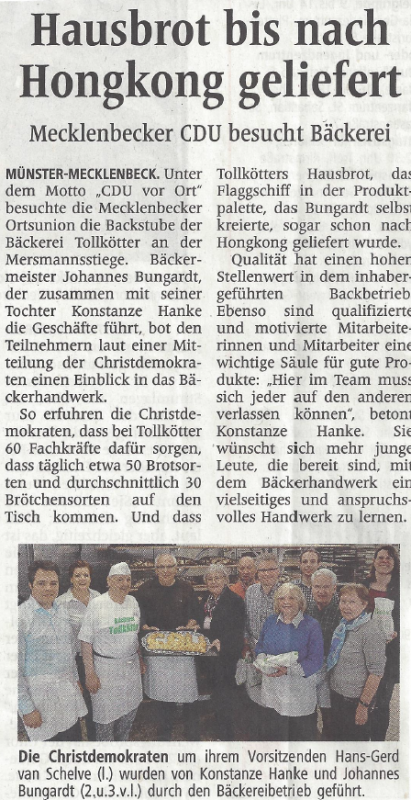 Mecklenbecker CDU Besuch am 27.04